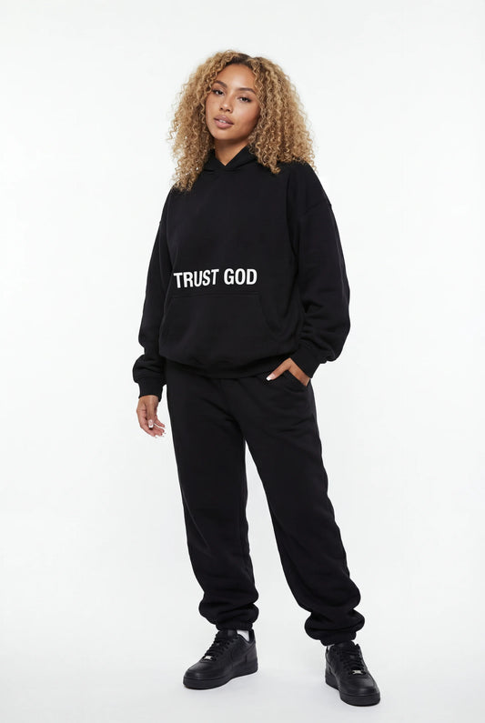 Trust God Hoodie (Black)