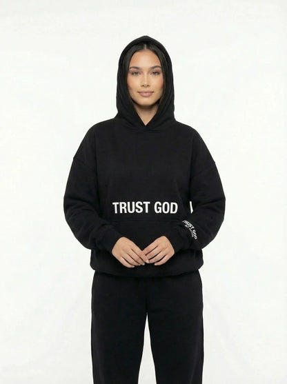 Trust God Hoodie (Black)