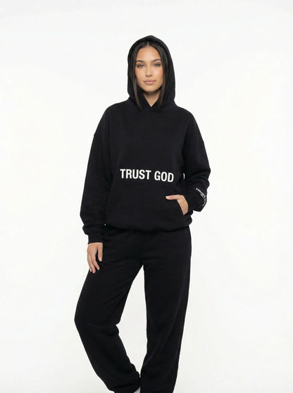 Trust God Hoodie (Black)