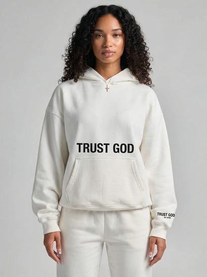 Trust God Hoodie (White)