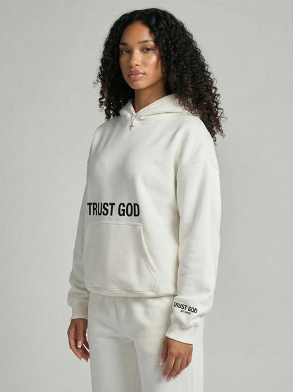 Trust God Hoodie (White)