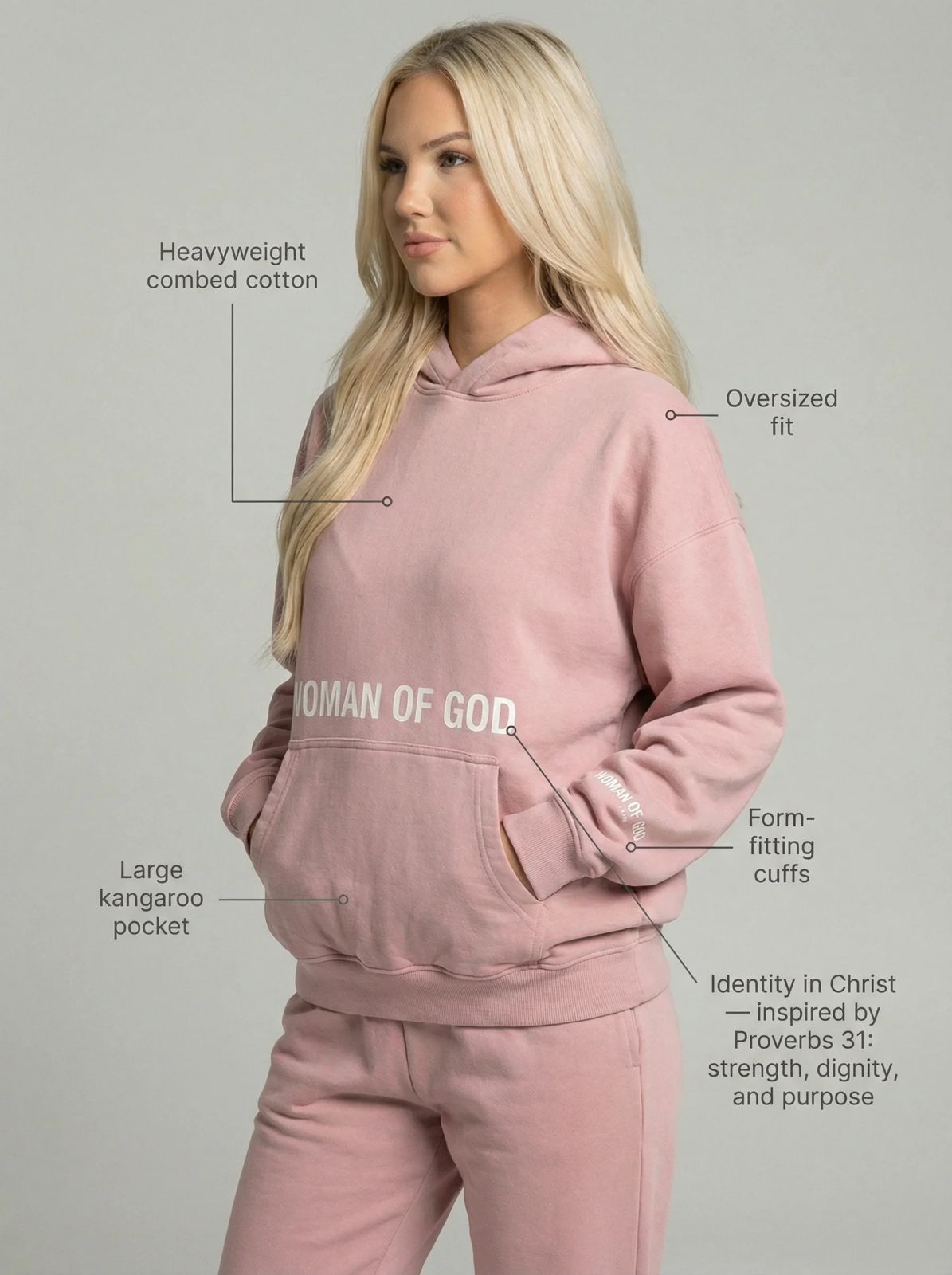 Woman of God (Powder Pink)