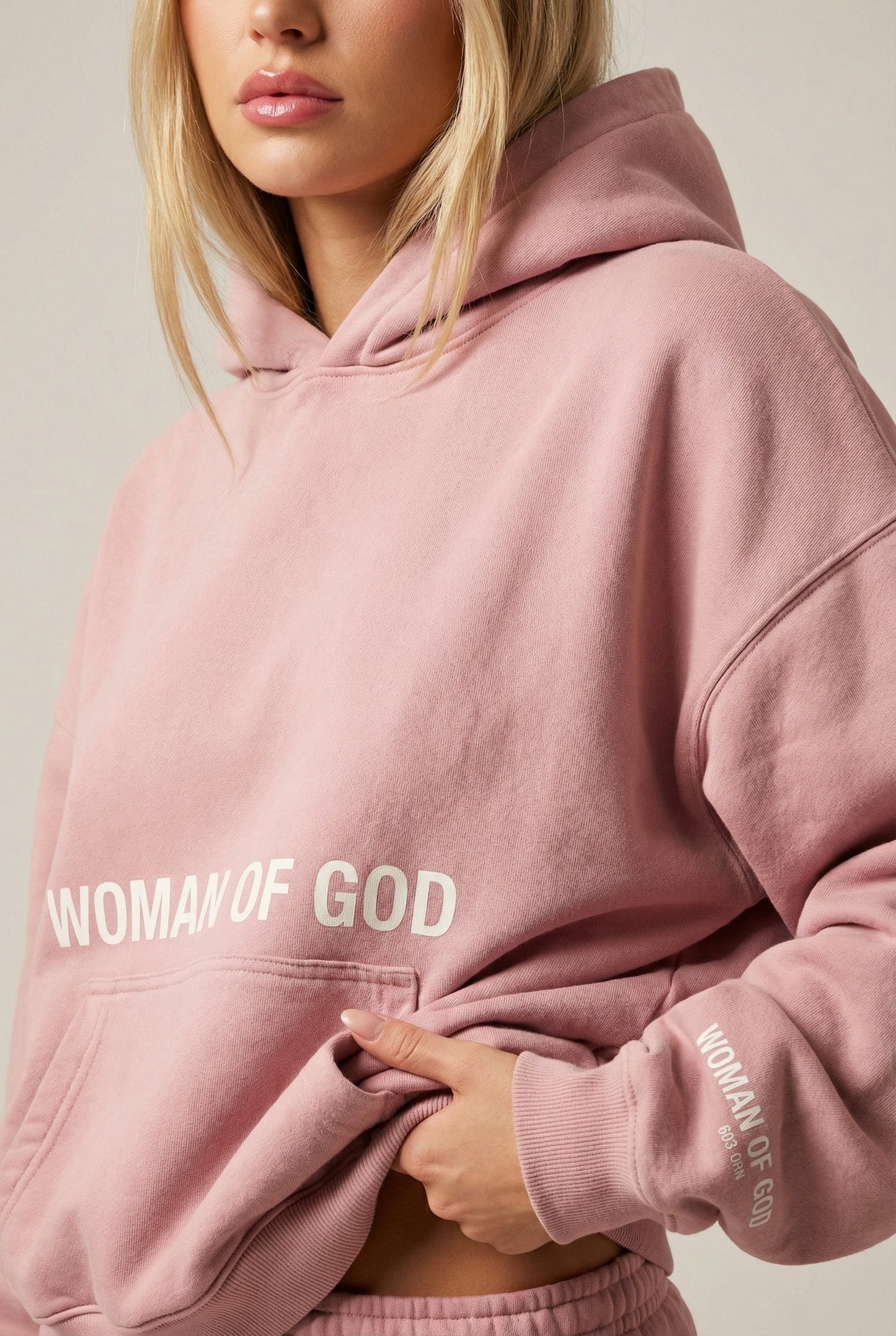 Woman of God Hoodie (Pink)