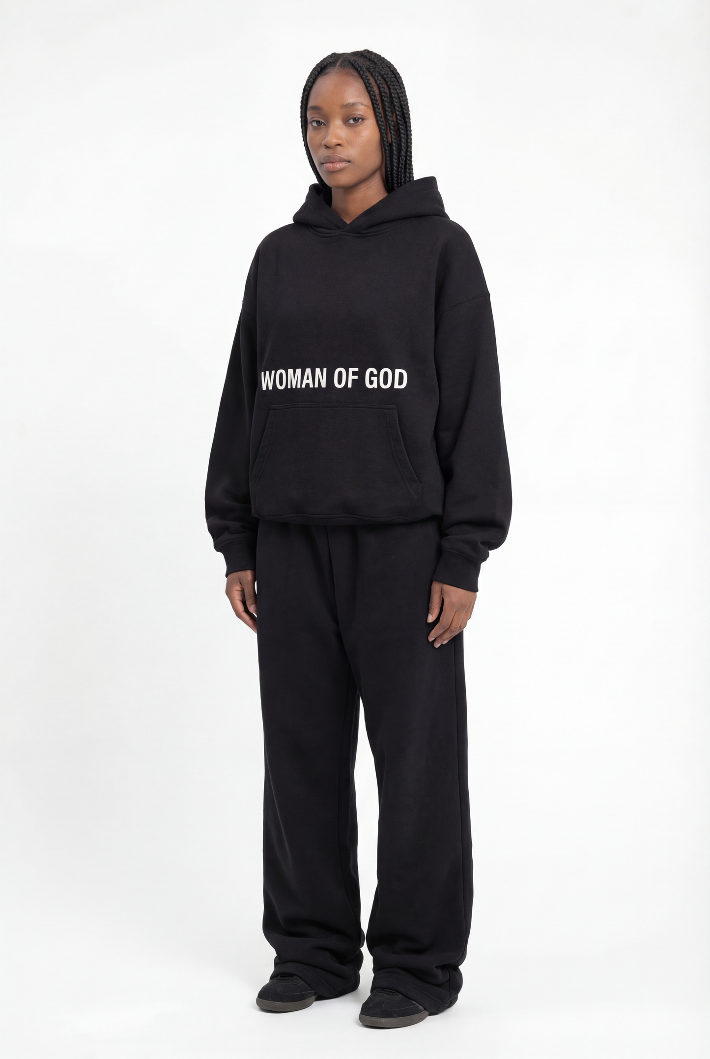 Woman of God Hoodie (Black)