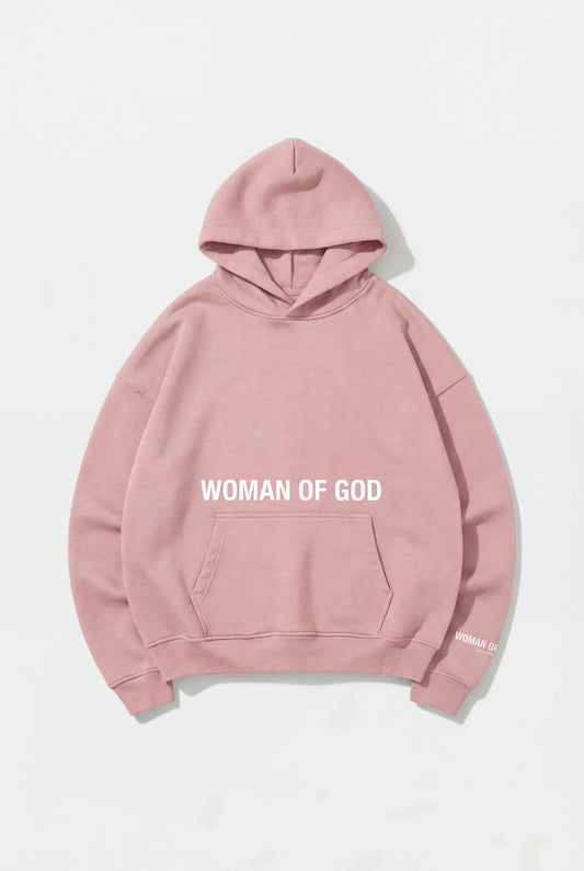 Woman of God Hoodie (Pink)