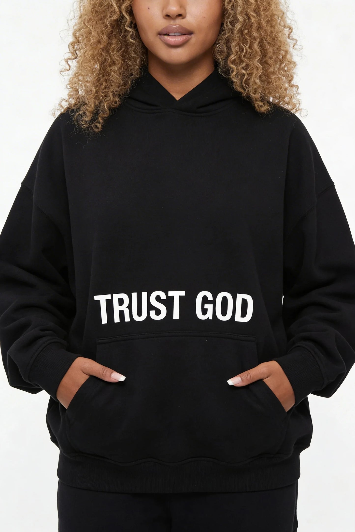 Trust God Hoodie (Black)