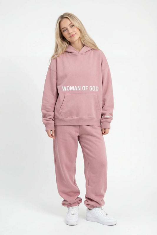 Woman of God Hoodie (Pink)