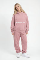 Woman of God Hoodie (Pink)