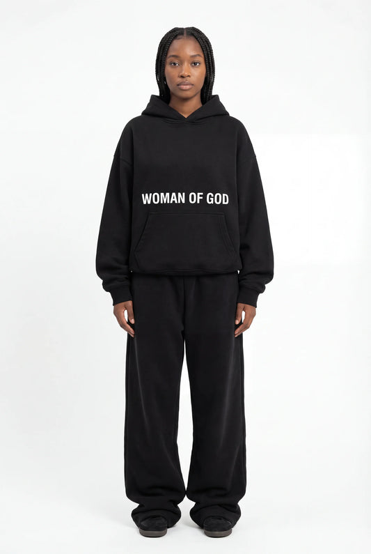 Woman of God Hoodie (Black)